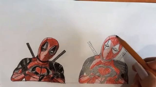 Deadpool How to Draw a Video Lesson FOR CHILDREN/Дэтпул Как нарисовать Видео урок ДЛЯ ДЕТЕЙ смотреть онлайн