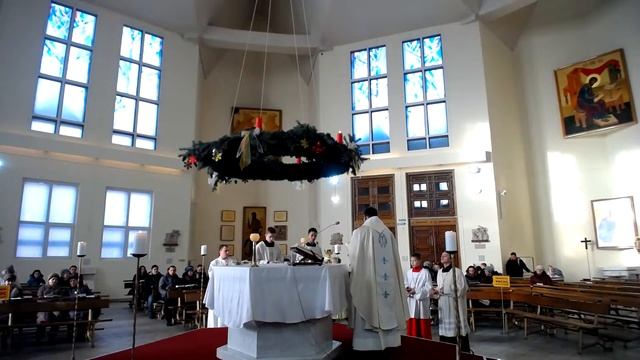 Святая Месса 8.12.2019, Престольный праздник прихода Непорочного зачатия Пресвятой Девы Марии смотреть онлайн