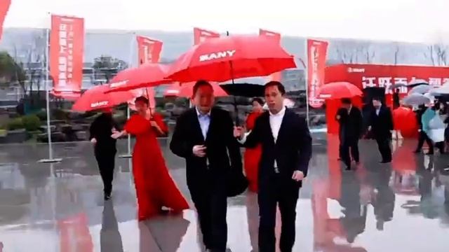 Открытие нового завода по производству автомобильной техники SANY (тягачи, бетономиксеры) смотреть онлайн