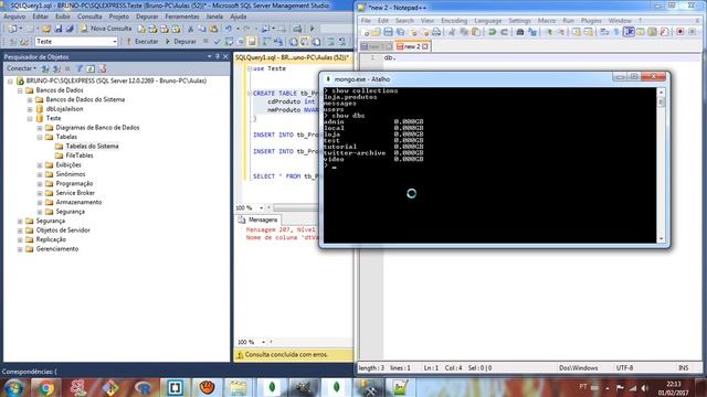 MongoDB (Aula 5) - Diferenças de regras entre SQL e MongoDB смотреть онлайн