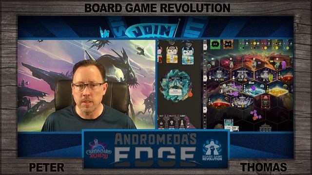 Andromeda's Edge Board Game "Overview Demo" (not a how to play or review video) смотреть онлайн