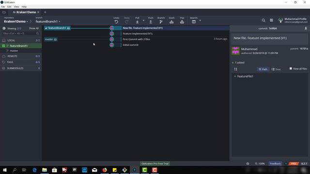 3. Git Branching using Git Kraken смотреть онлайн