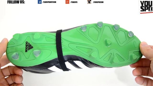Adidas Gloro FG black/green - K-Leder - Fussballschuhe смотреть онлайн