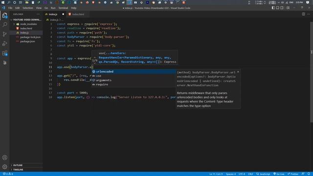 Node.js YouTube Video Downloader With Graphical user interface смотреть онлайн