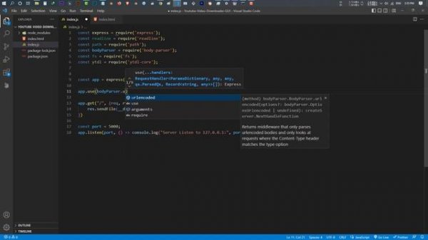 Node.js YouTube Video Downloader With Graphical user interface