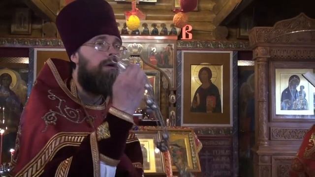 Освящение иконы. Преподобные Зосима и Савватий, Соловецкие чудотворцы. смотреть онлайн