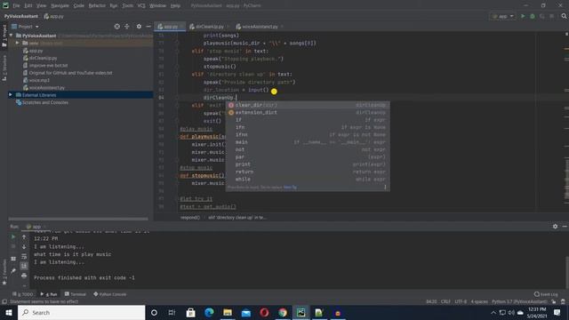 Python Voice Assistant - Part 3 | Build Your Own Virtual Assistant in Python | Organize your Folder смотреть онлайн