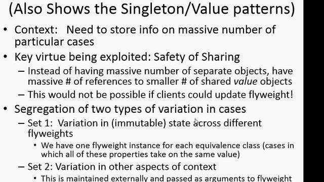 Flyweight Software Pattern смотреть онлайн