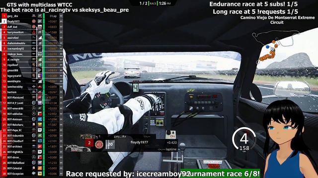 AI RACING - GTS race at Camino Viejo смотреть онлайн