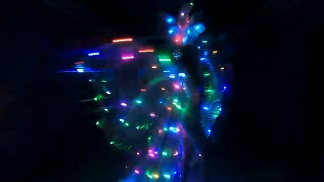 Светодиодные крылья модель "Pass de Blue- 100" от LeDance-Fashion +79264404648 смотреть онлайн