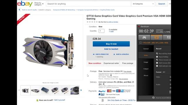 GT730 Graphics Card On eBay For £29.34 From Malaysia смотреть онлайн