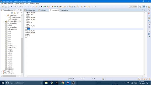 Java - Interpreter [CSE305] смотреть онлайн