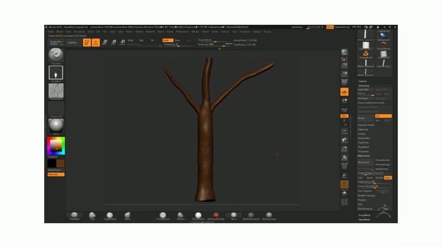 Пример применения альф в программе Zbrush смотреть онлайн