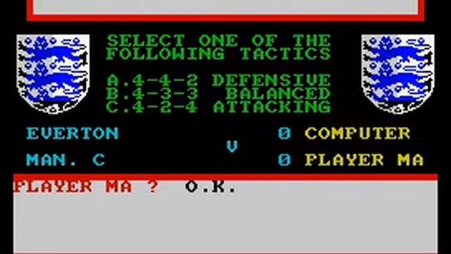 F.A. Cup Football Walkthrough, ZX Spectrum смотреть онлайн