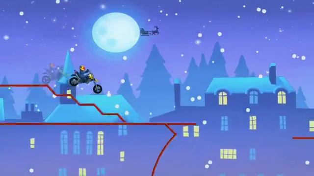 Bike Race Acrobat Hog Christmas Level 3 (7.12s) смотреть онлайн