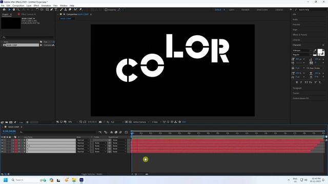 Create Bounce Text Animation Tutorial in After Effects смотреть онлайн