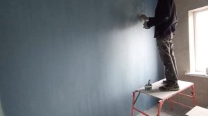 Декоративная штукатурка "Мокрый Шелк" Акцентная стена.