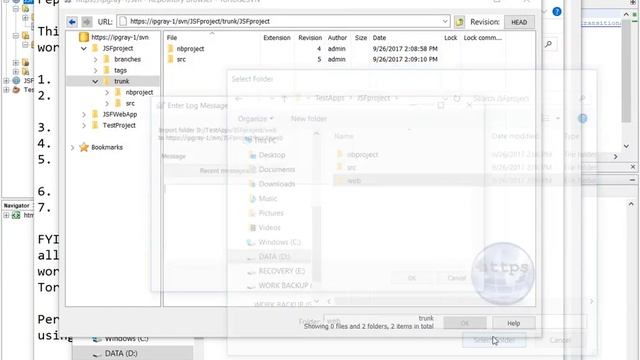 IPGRAY : SVN - How to create repository in SVN and code check in and check out using Tortoise SVN смотреть онлайн