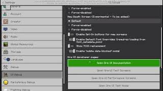 Minecraft Developer settings смотреть онлайн