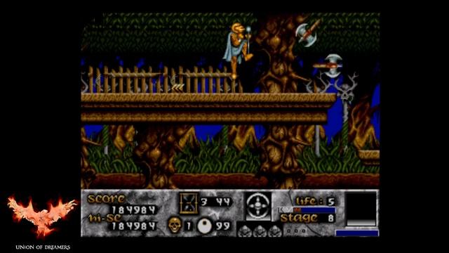RISKY WOODS gameplay Mega drive. смотреть онлайн