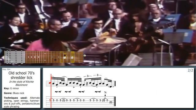 Ritchie Blackmore - KILLER Old-school 70s Blues-influenced Shredder Lick