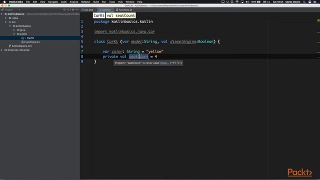 Mastering Kotlin for Android Development : Properties, Late Initialized Properties | packtpub.com смотреть онлайн
