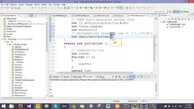 Programming Interview Practise 1: Find Duplicate from Array Using Java смотреть онлайн