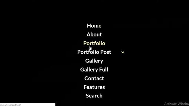 Park Creative Portfolio WordPress Theme смотреть онлайн