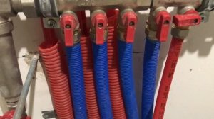 | КОЛЛЕКТОРНАЯ РАЗВОДКА ВОДЫ СШИТЫМ ПОЛИЭТИЛЕНОМ |