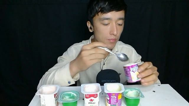 How Do I Eat Yogurt Do You Like Yogurt Too? Asmr как я ем йогурты вы тоже любите йогурты?