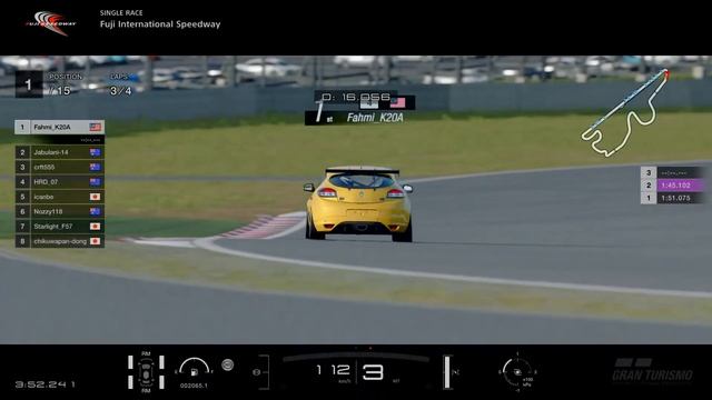 GRAN TURISMO SPORT / DAILY RACE B - GR4 / 17 FEB 2021 - RENAULT MEGANE 05 смотреть онлайн
