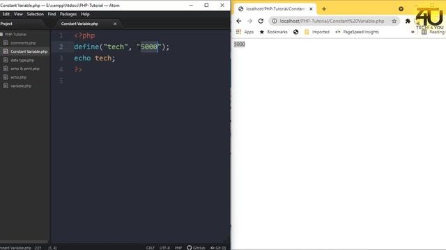 PHP Constant Variable Tutorial in Hindi || PHP में कांस्टेंट वेरिएबल क्या हैं смотреть онлайн