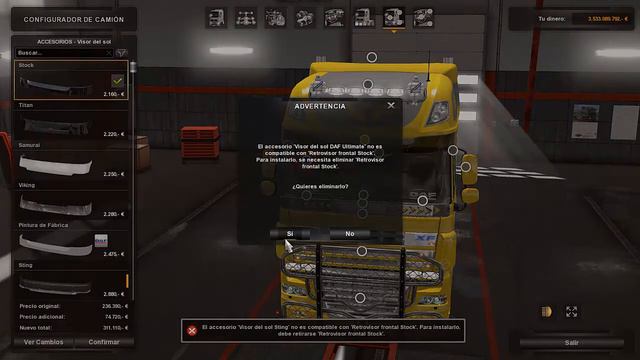 New DLC DAF Tuning Update 1.28 for Euro Truck Simulator 2 смотреть онлайн