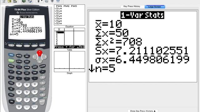 Range, Variance, Standard Deviation on the TI 84 Calculator смотреть онлайн