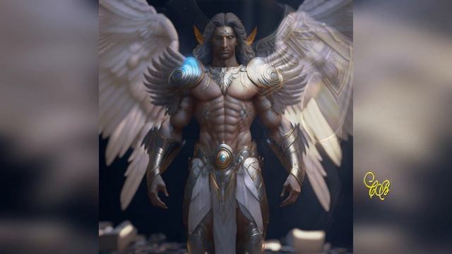 Нейронная сеть изобразила АРХАНГЕЛА и его доспехи. смотреть онлайн