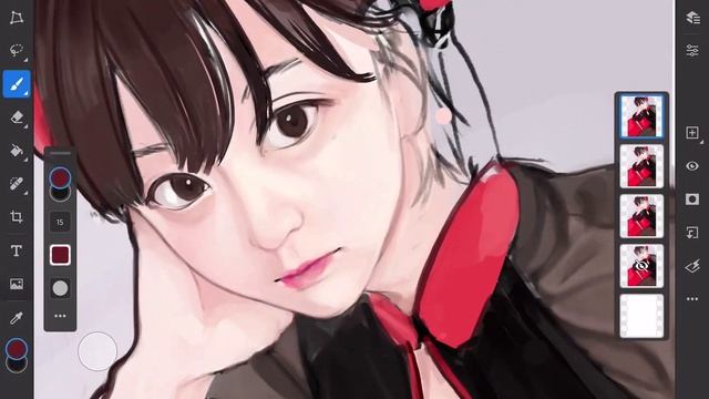 Adobe photoshop for iOS first impressions on iPad pro | illustration breakdown | kubo china dress смотреть онлайн