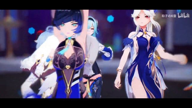【Genshin Impact MMD／4K／60FPS】Ara Ara Ladies【WANNABE】 смотреть онлайн