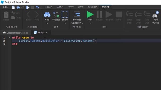 Roblox Studio - Scripting : Change Part Color Randomly смотреть онлайн