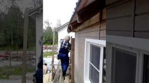 Снт Дони Подшивка свесов софитами!В процессе!