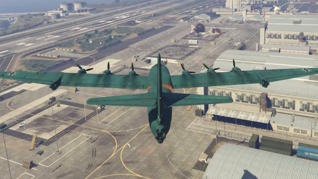 NEW BIGGEST BOMBER PLANE EVER in GTA 5 mods! смотреть онлайн