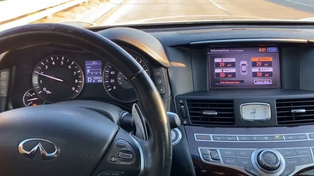 Adventures with Tire Pressures and TPMS warning in Infiniti M56 M37 Q70 | VLOG смотреть онлайн