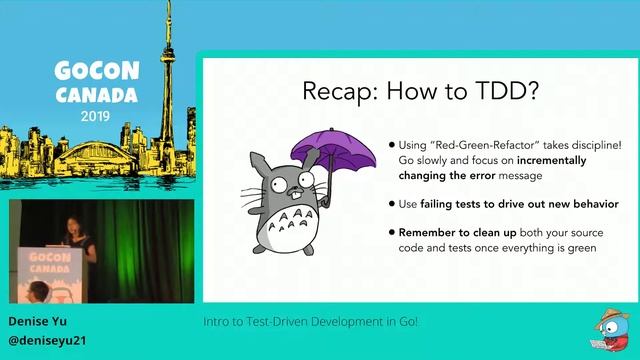 Intro to Test-Driven Development in Go - Denise Yu смотреть онлайн