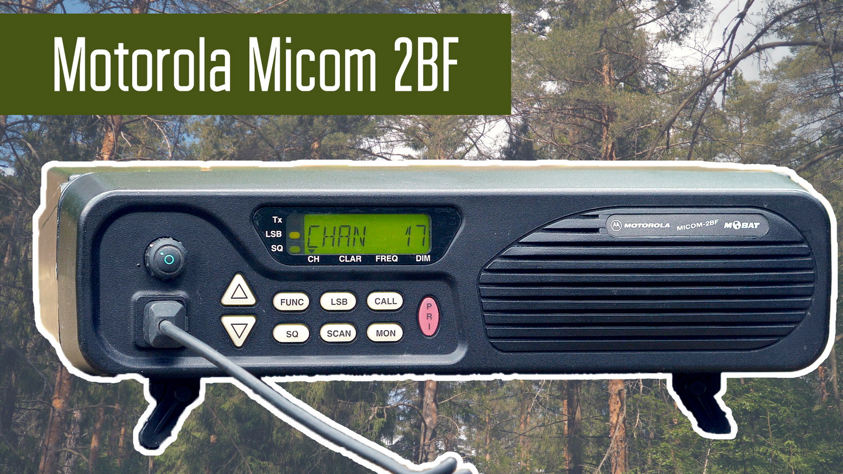 Motorola Micom 2BF профессиональная КВ радиостанция. Радиосвязь из полевых условий. смотреть онлайн