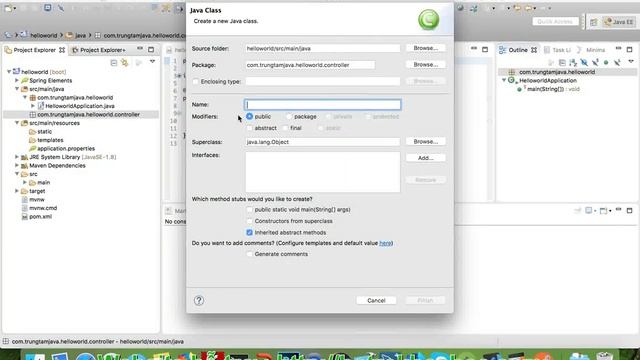 03 Spring Boot Helloworld build bằng tay Spring Boot | Lập Trình Java Web смотреть онлайн