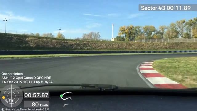 Motorsportarena Oschersleben Opel Corsa D OPC Nürburgring Edition 2012 onboard Laptime 1:55:70 min. смотреть онлайн
