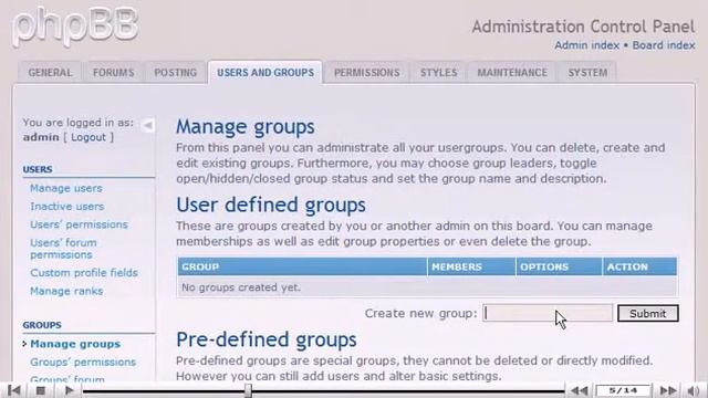 How to manage groups in phpBB - phpBB Tutorials смотреть онлайн