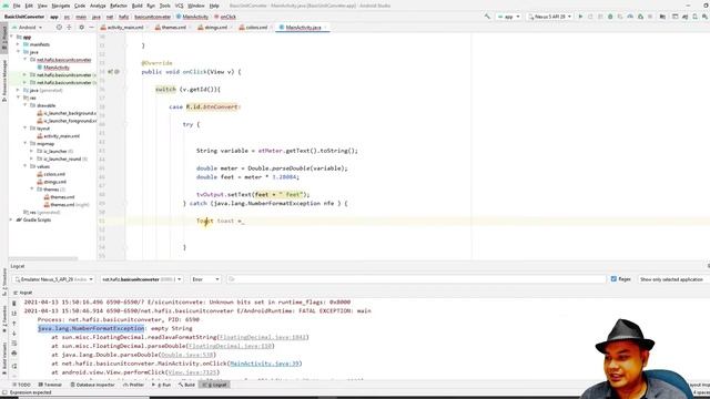Android: How to trace exception and handling exception with Logcat смотреть онлайн