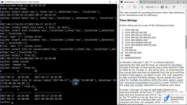 สอน SQLite: เข้าใจการทำงานของข้อมูลวันและเวลา смотреть онлайн