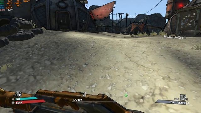 Borderlands with an Nvidia GT 730 graphics card: PC 1080p, intel Q6600 смотреть онлайн
