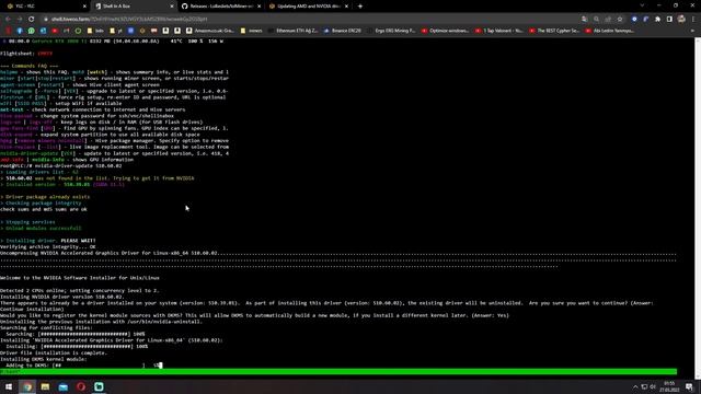 Hiveos Nvidia Driver Güncelleme смотреть онлайн